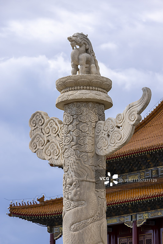 北京天安门广场-华表图片素材