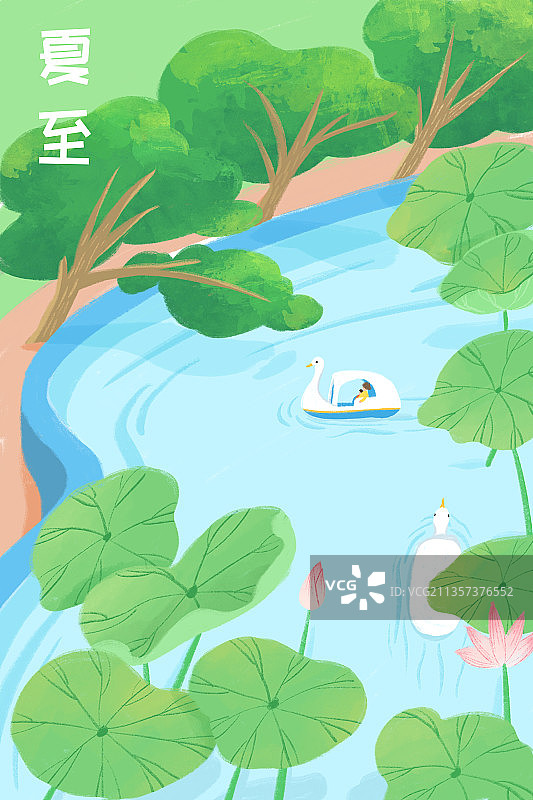 24节气-夏至图片素材