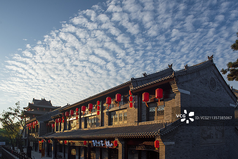 莒国古城古镇图片素材