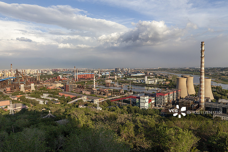 北京首钢工业园区老照片图片素材