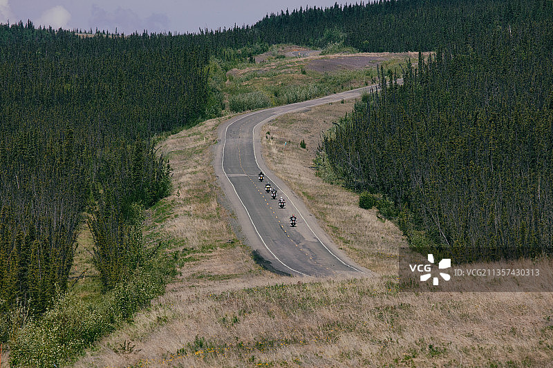 美国阿拉斯加，道尔顿公路图片素材