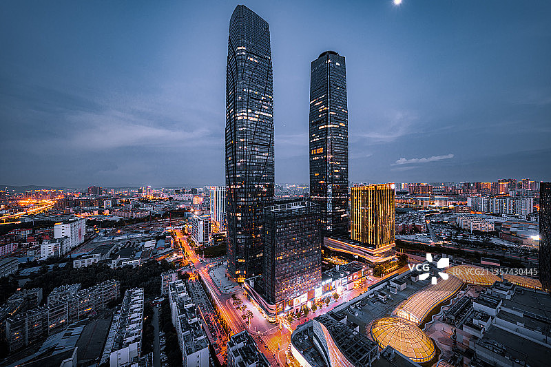 昆明万达广场昆明双塔图片素材