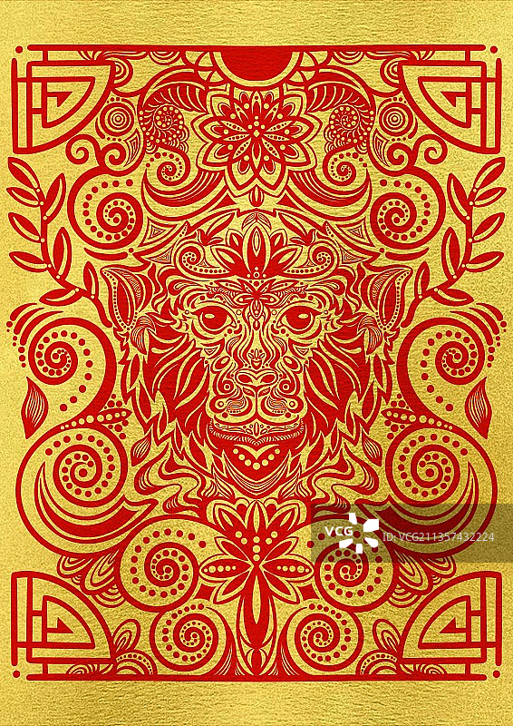 金猴送福2图片素材