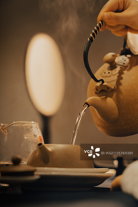 茶艺师泡茶图片素材