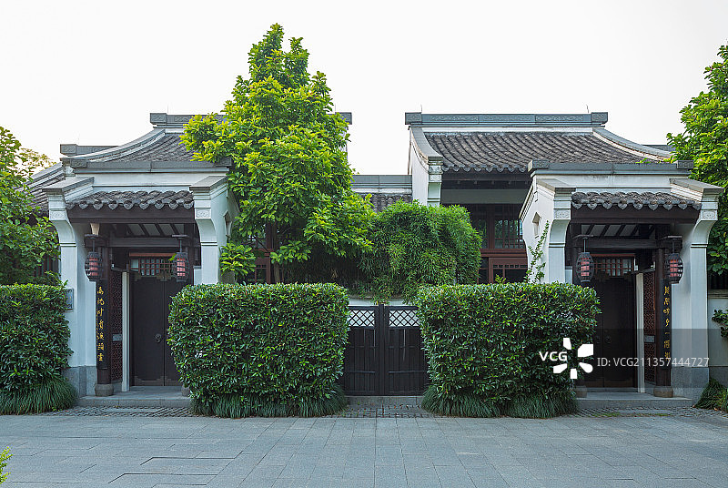 现代中式建筑图片素材