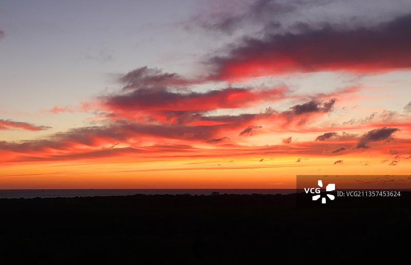 布宜诺斯艾利斯，朝霞图片素材