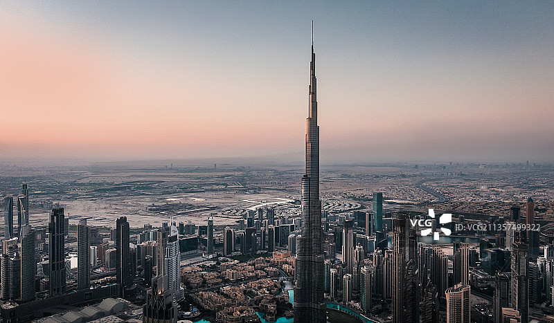 迪拜-哈利法塔图片素材