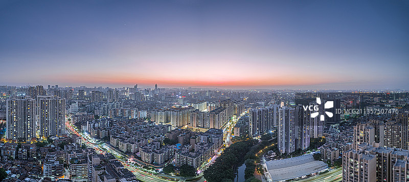 佛山市禅城区夜色图片素材