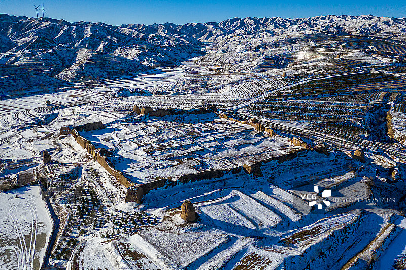 大同明长城，保平堡图片素材