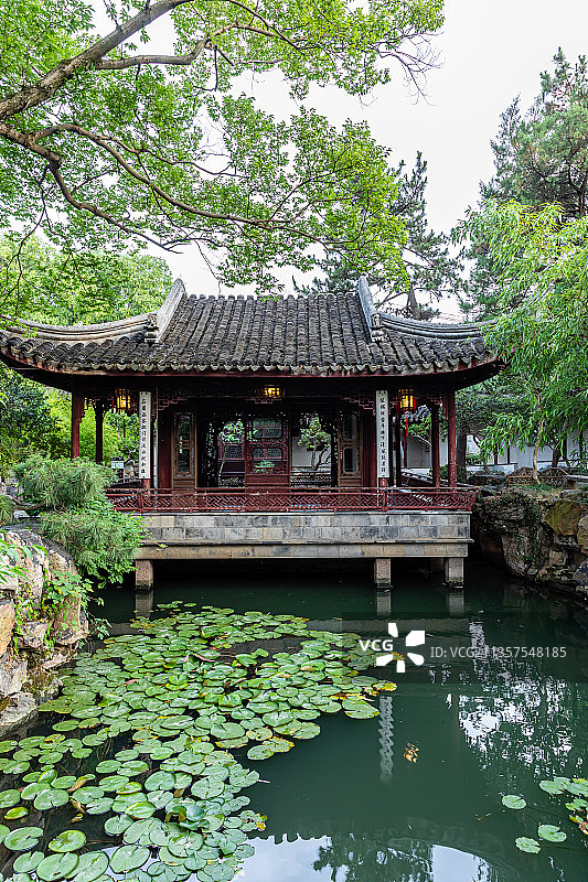 江苏苏州园林耦园图片素材