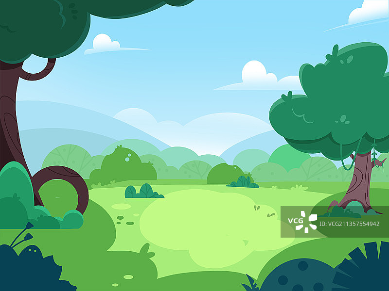 树林 草地图片素材