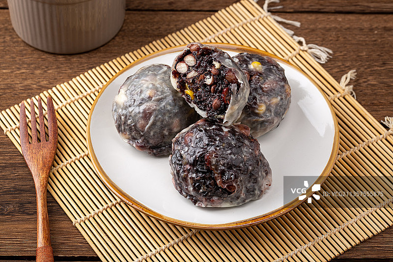 粗粮粘豆包图片素材