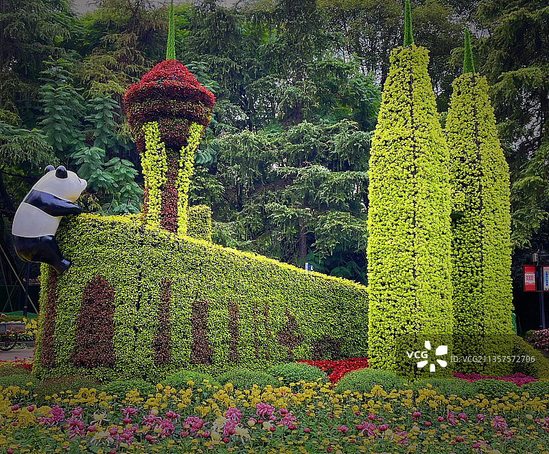 大熊猫故乡～成都。图片素材
