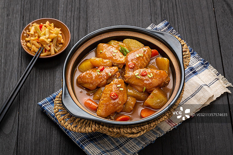 鸡翅煲图片素材