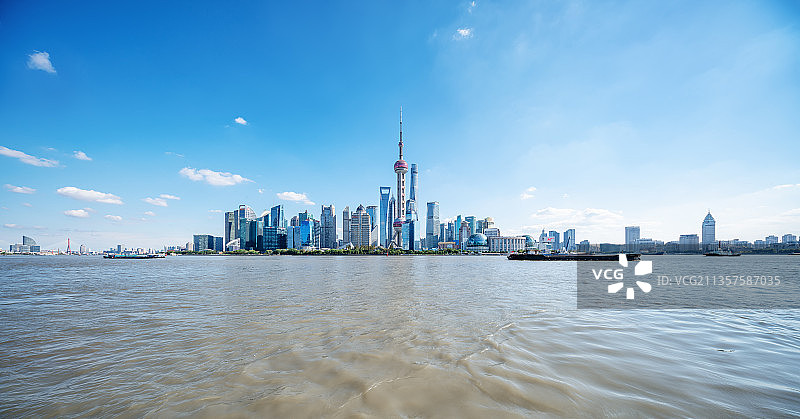 上海城市风光全景图片素材