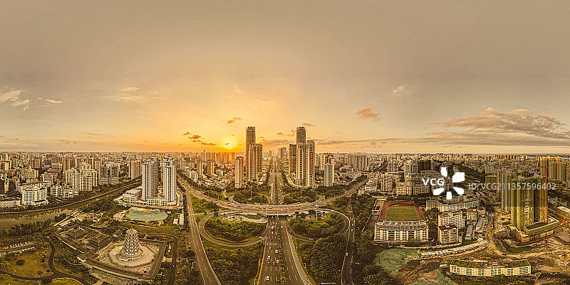 海口国兴大道图片素材