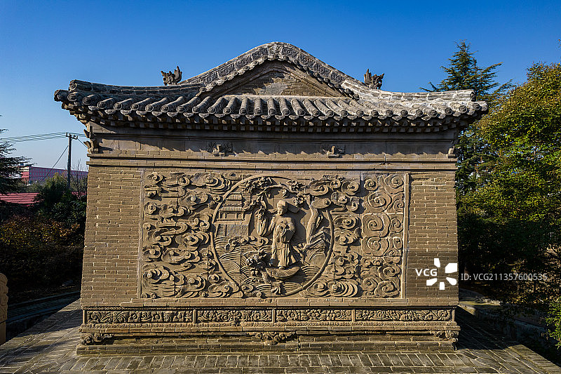 山西运城河东书院藏书楼图片素材