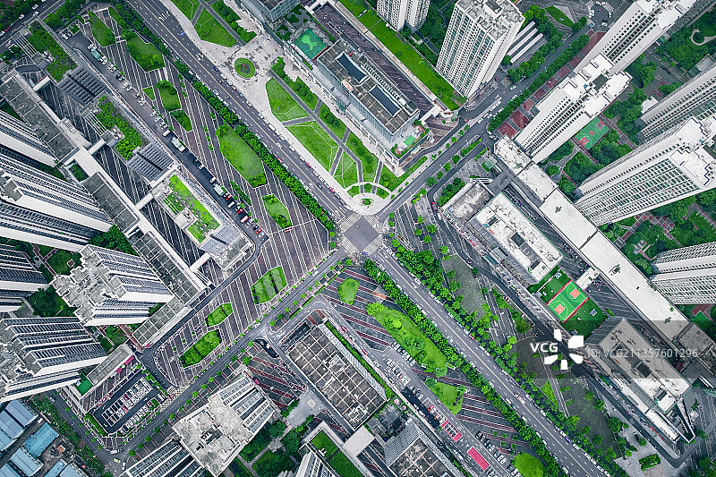 重庆科学城航拍图片素材