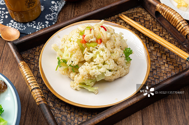 拌花菜图片素材