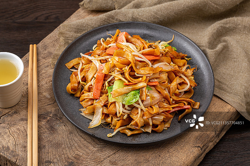 炒河粉图片素材