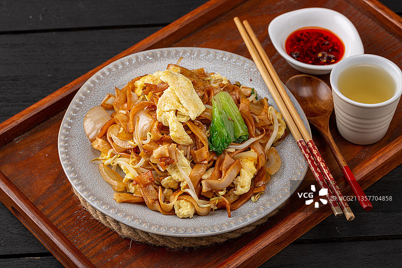 炒河粉图片素材