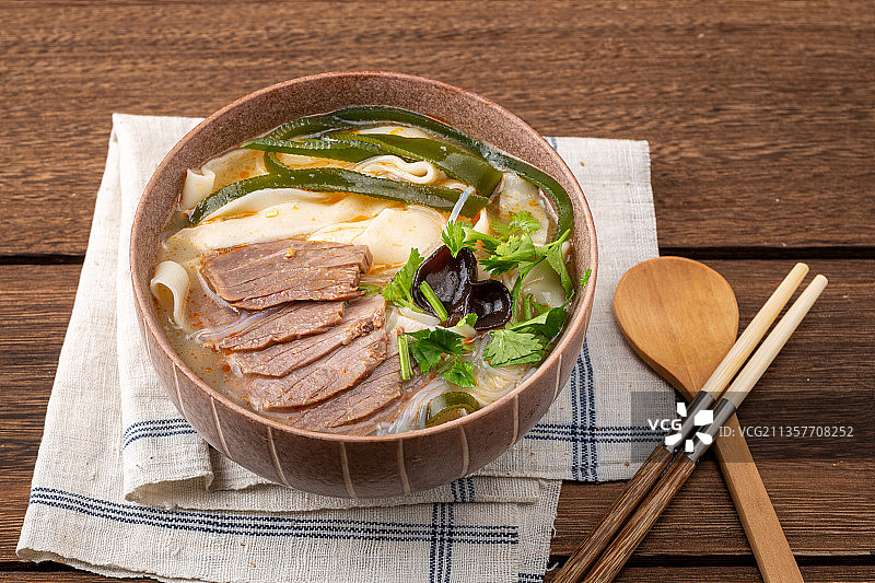 河南牛肉烩面图片素材