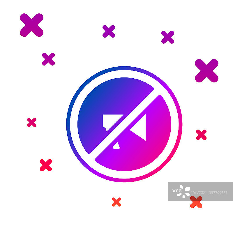 彩色审查印章图标（白色背景）图片素材