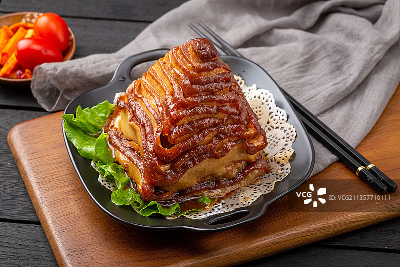 红烧宝塔肉图片素材