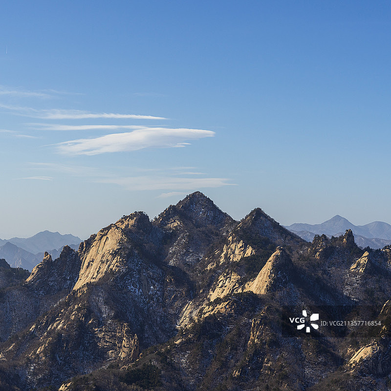 青空岭 北京云蒙山风景区图片素材