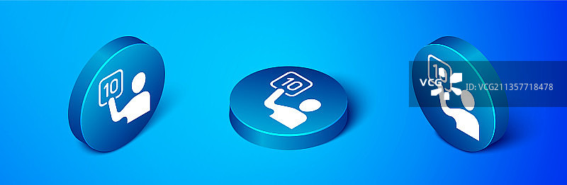 2.5D法官评估图标图片素材