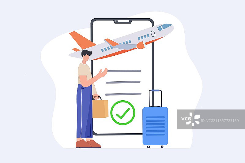在线预订机票图片素材