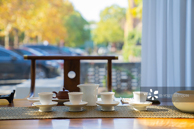 禅意茶空间图片素材