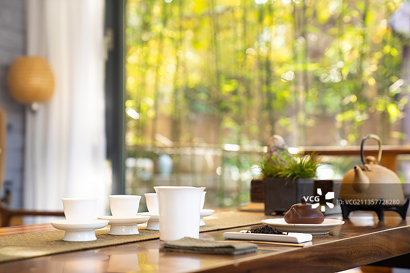 禅意茶空间图片素材