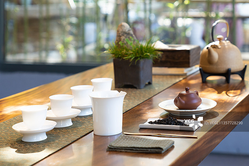 禅意茶空间图片素材