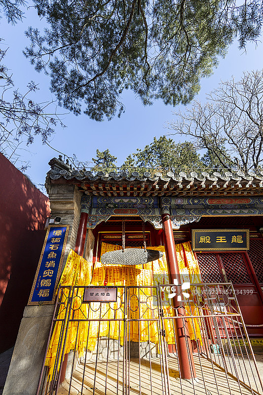 北京市门头沟区潭柘寺龙王殿图片素材
