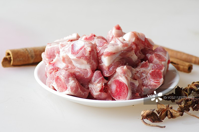 新鲜猪排骨图片素材