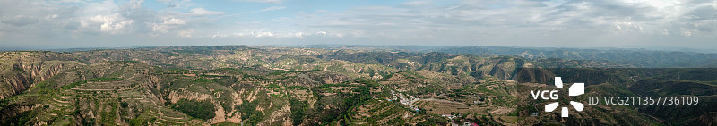 山西吕梁村庄图片素材