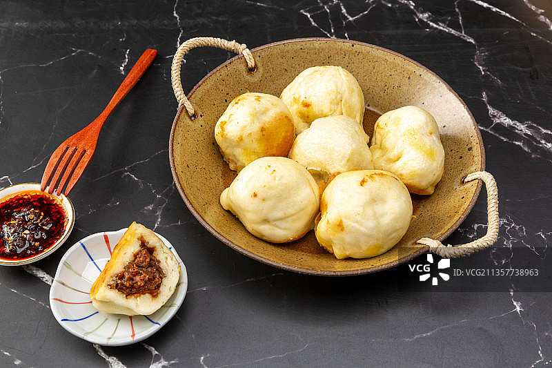 牛肉煎包图片素材