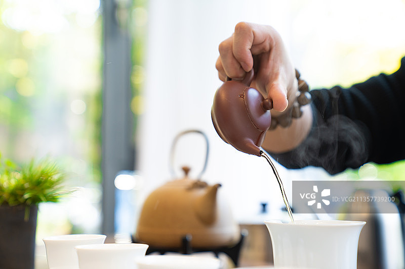 冲泡凤凰单丛茶叶图片素材