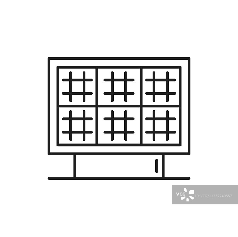 太阳能电池板产生纯净电力图片素材