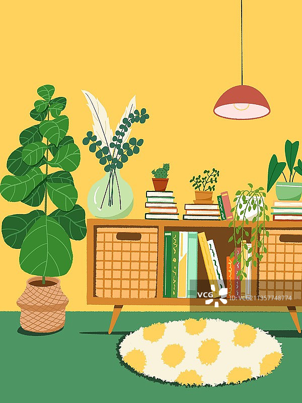 家里温馨的休闲和读书的角落图片素材