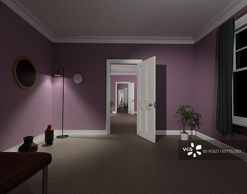 连通的房间图片素材