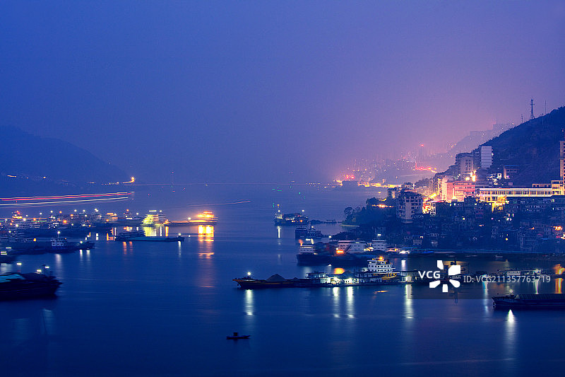 重庆奉节，登上夔门观云天，三峡之巅赛诗仙图片素材