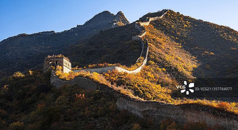 长城秋色图片素材