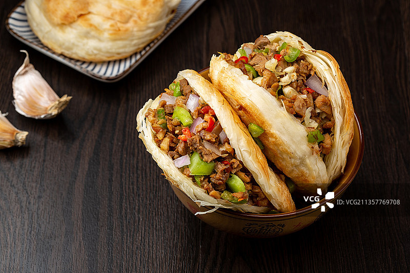 肉夹馍图片素材