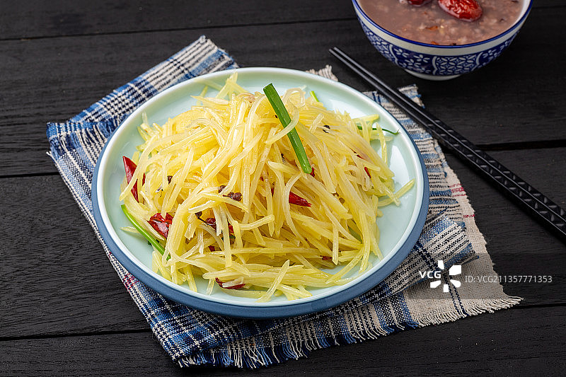 酸辣土豆丝图片素材