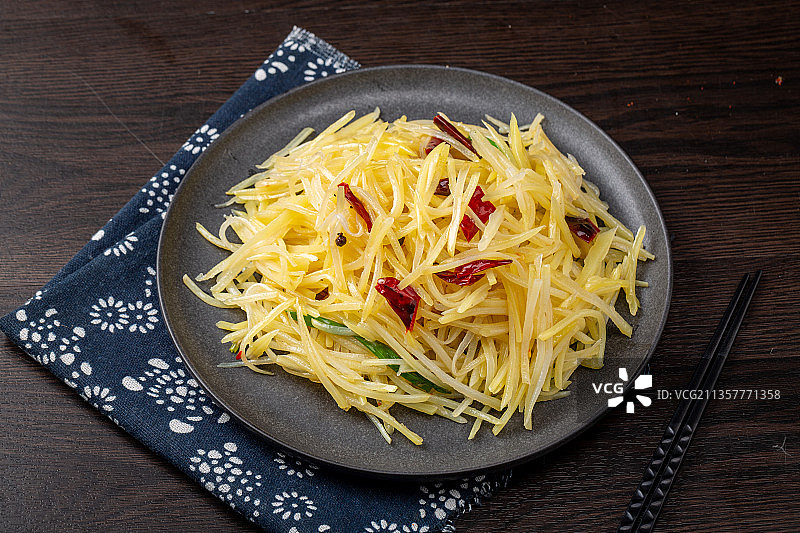 酸辣土豆丝图片素材