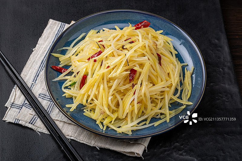 酸辣土豆丝图片素材