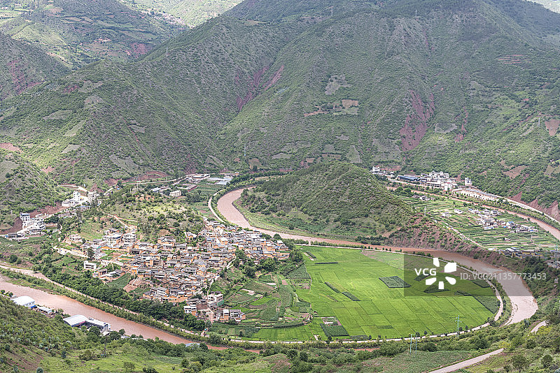 诺邓村风光图片素材