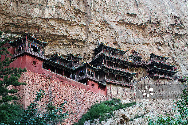 山西大同恒山悬空寺图片素材